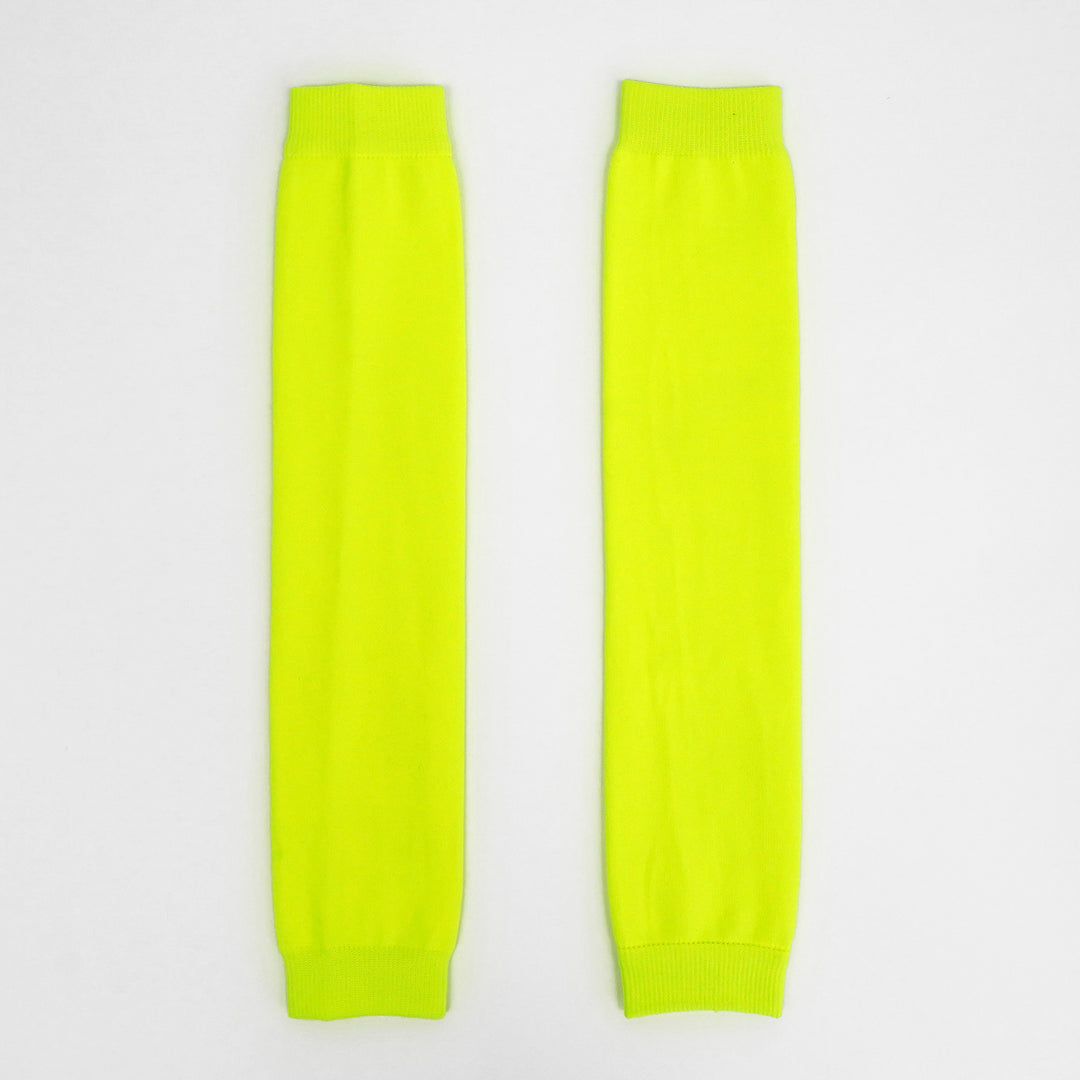 Safety Yellow Kids Scrunchie Leg Sleeves