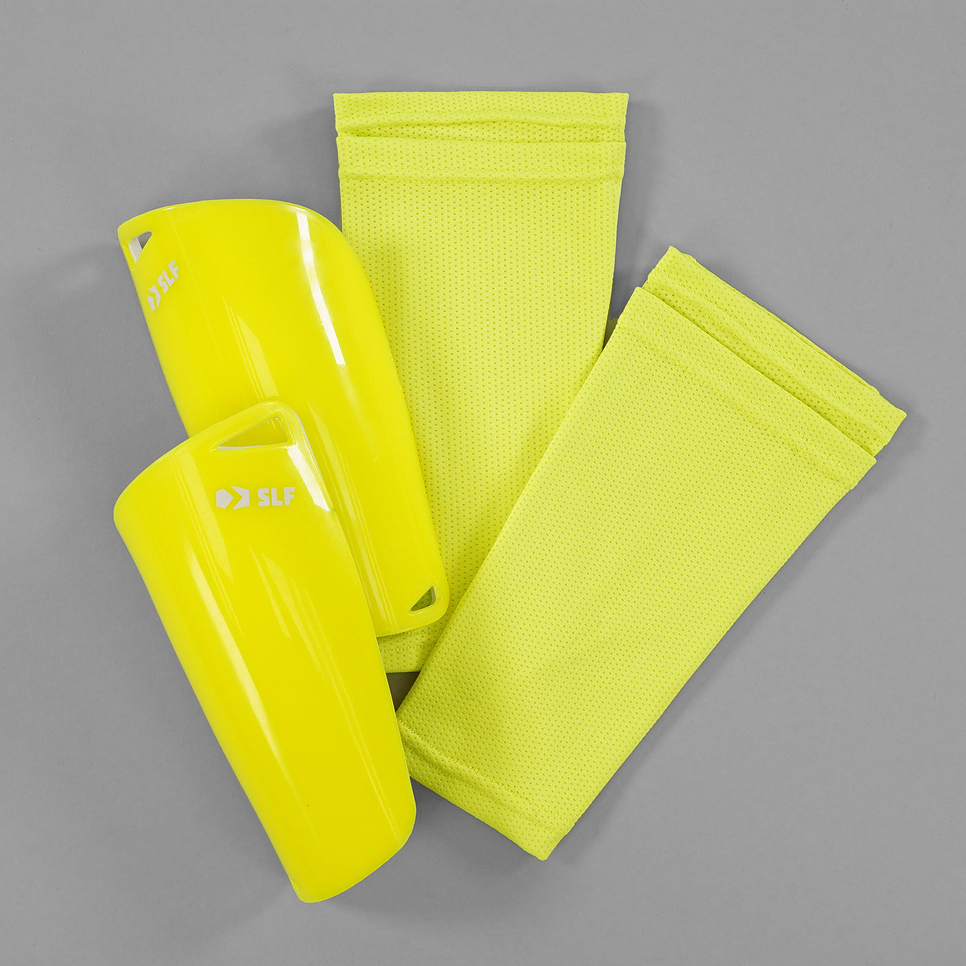 Safety Yellow Soccer Shin Guards