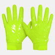 Safety Yellow Sticky Football Receiver Gloves