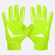 Safety Yellow Sticky Football Receiver Gloves