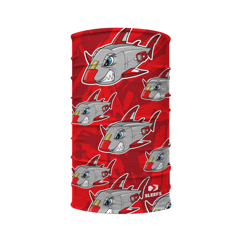 Shark Robot Kids Neck Gaiter