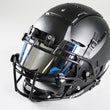 Cobalt Blue Silver Machine Helmet Eye-Shield Visor