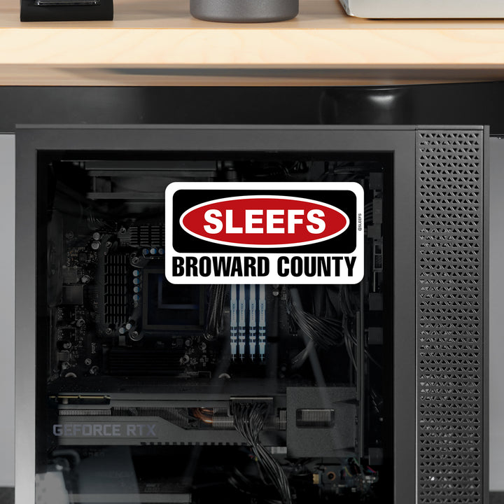 Sleefs Broward County Sticker