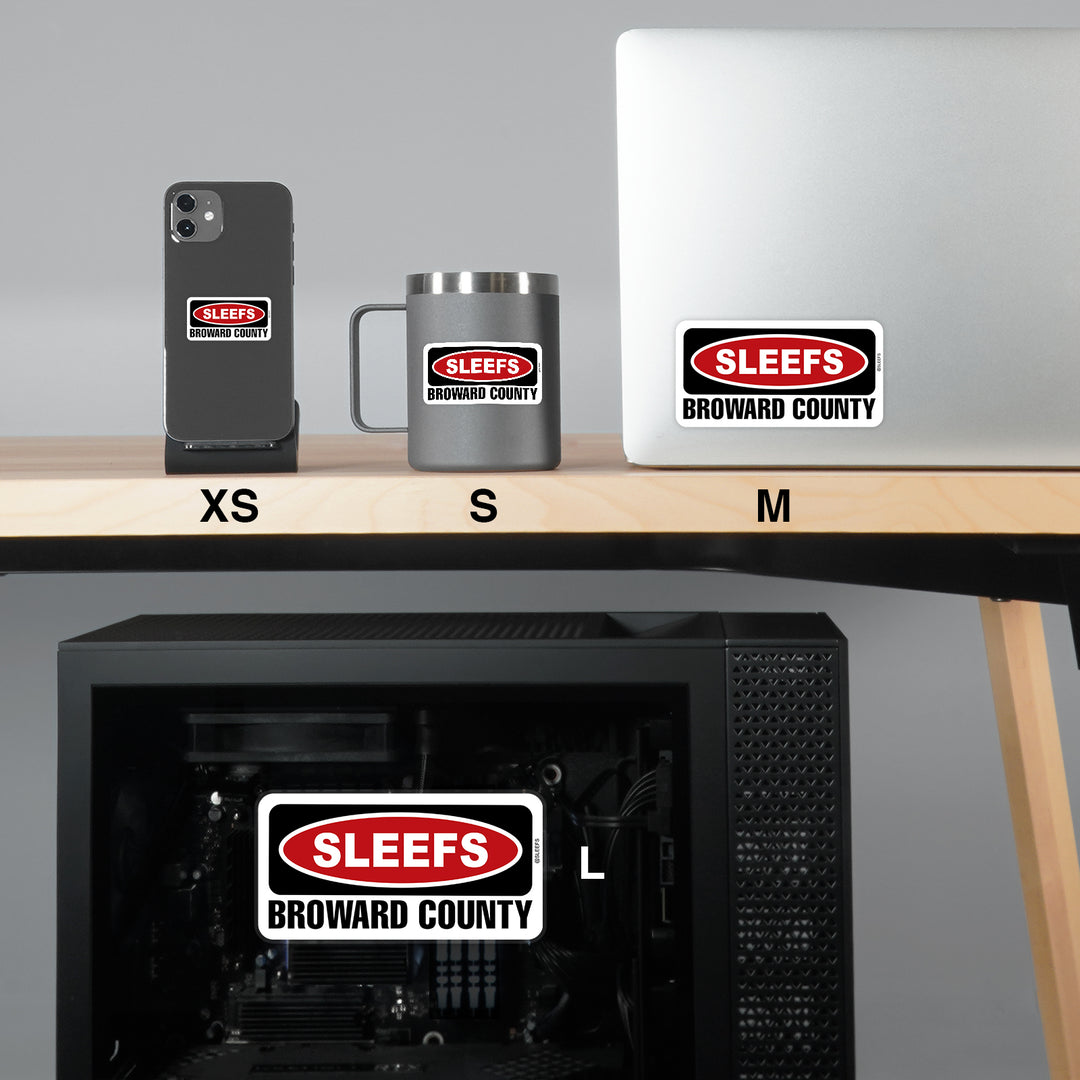 Sleefs Broward County Sticker