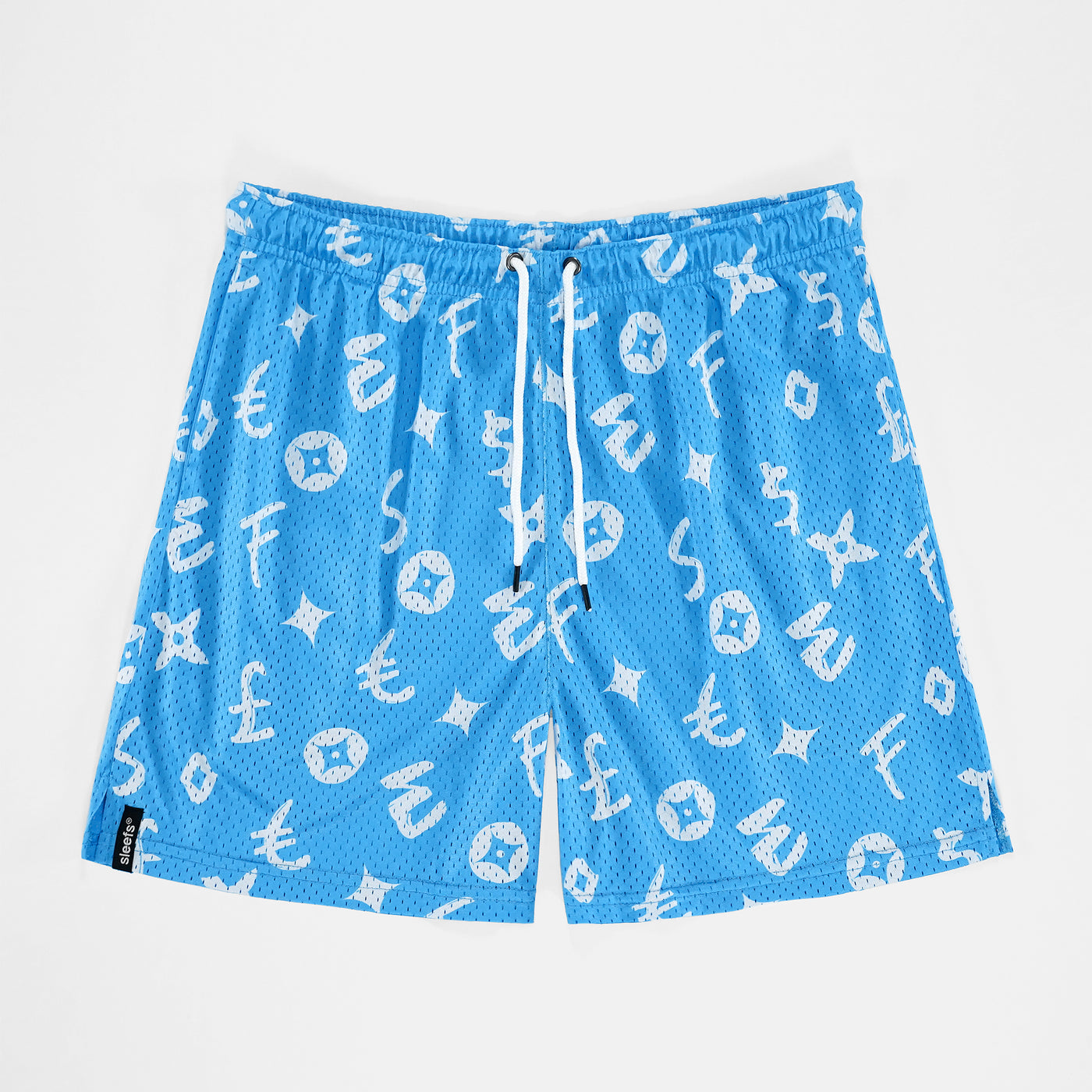 Bravest Studios White & Blue LV Shorts