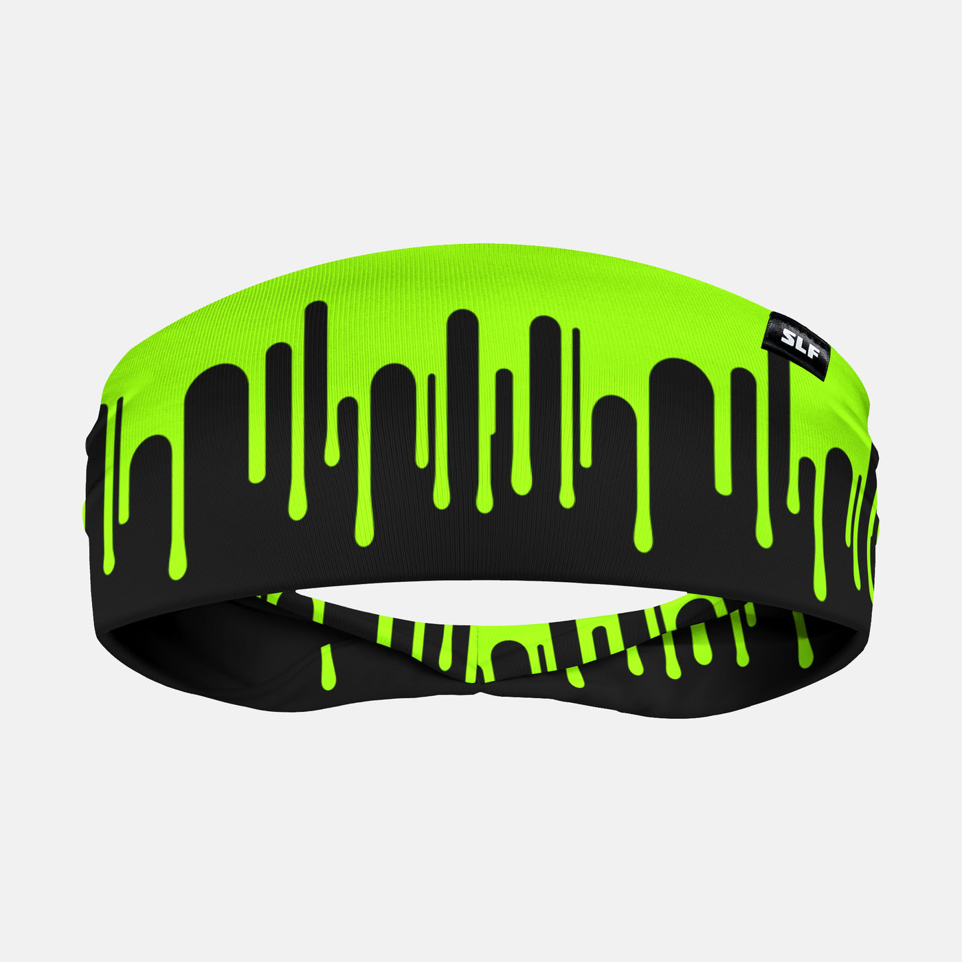 Slime Black Green Headband