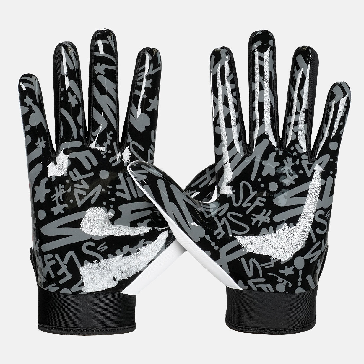 Skeemteam Football Gloves White/Cool Grey