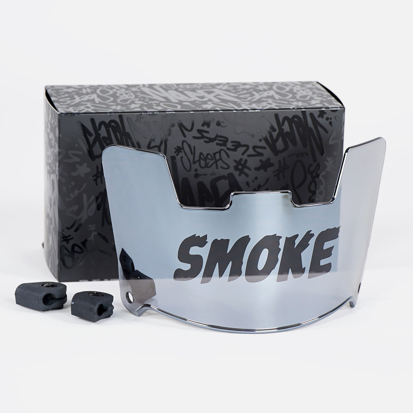 Smoke Silver Moonstone Helmet Eye-Shield Visor