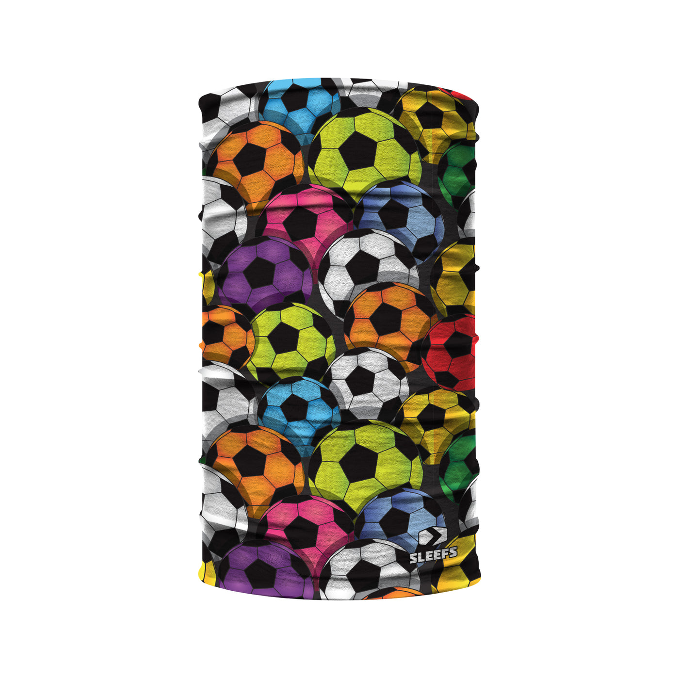 Soccer Balls Colors Kids Neck Gaiter