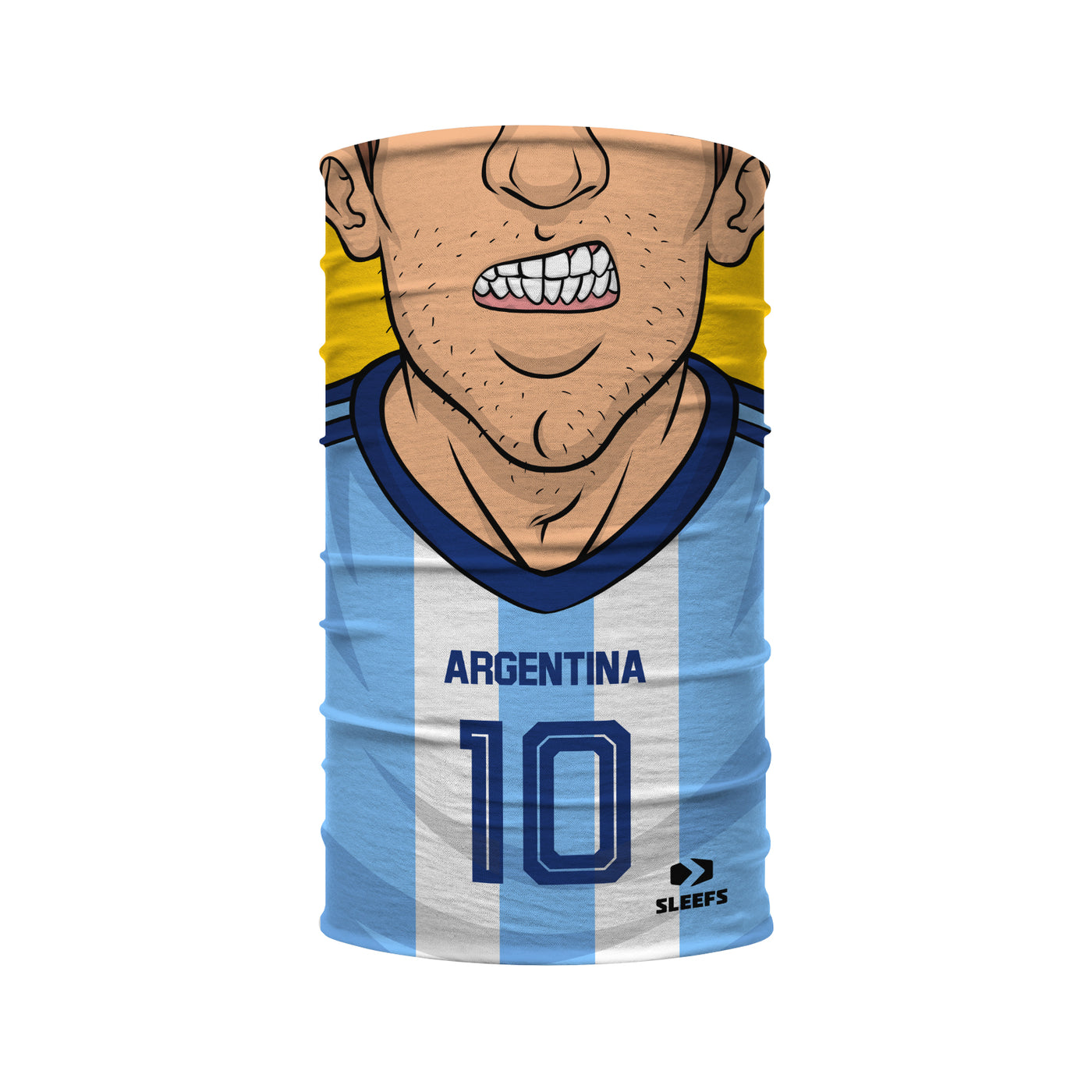 Soccer Player Argentina Kids Neck Gaiter