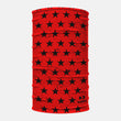 Stars Red Black Neck Gaiter