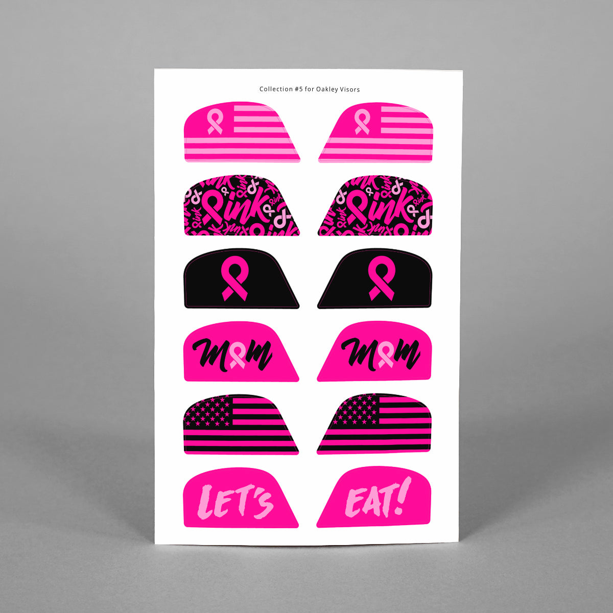 Stickers for Helmet Visor Tabs Collection 5 SLEEFS