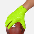 Safety Yellow Sticky Football Receiver Gloves