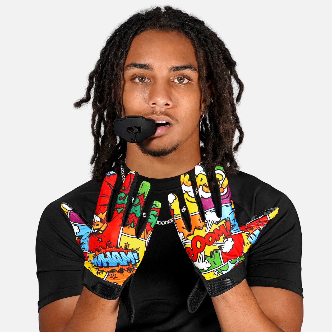 Boom Sticky Football Receiver Gloves