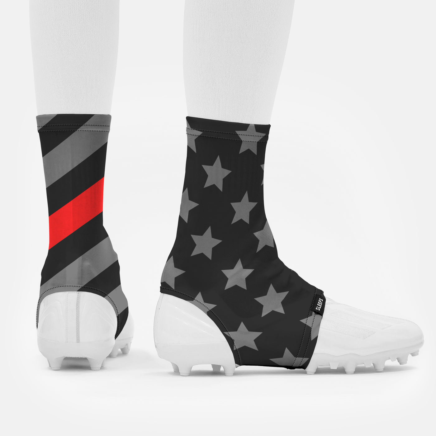 Tactical Thin Red Line USA Flag Spats / Cleat Covers