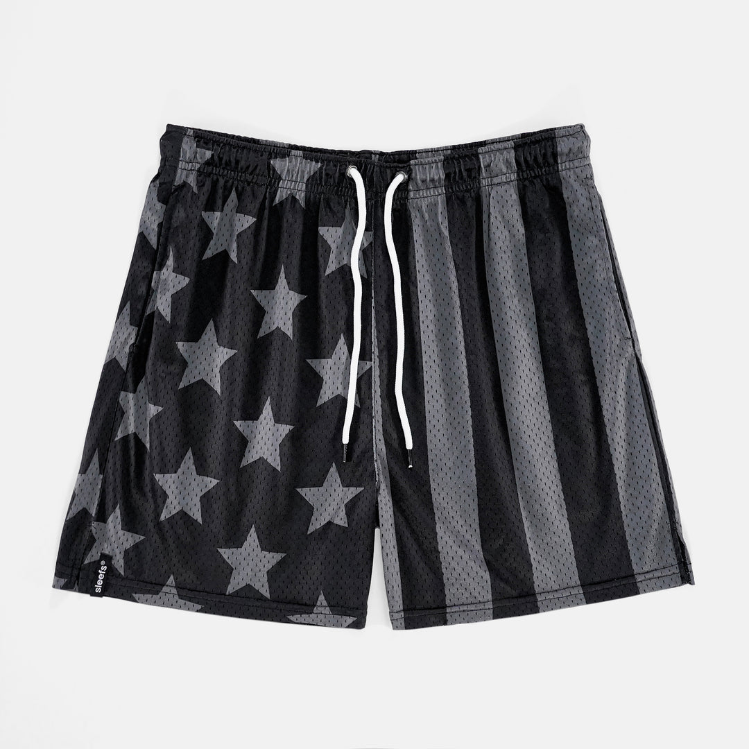 Tactical USA Flag Shorts - 7"