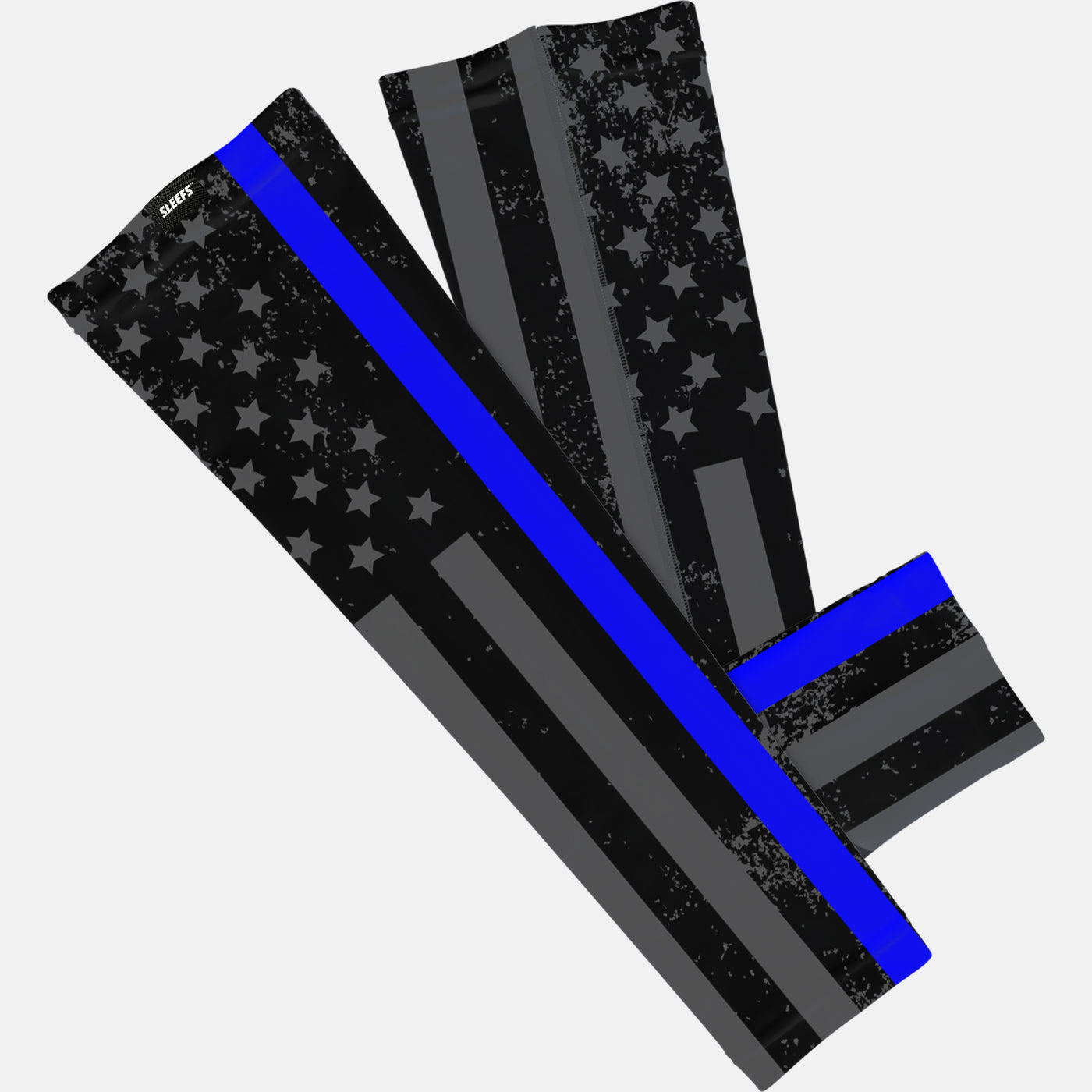 Tactical Thin Blue Line USA Flag Arm Sleeve