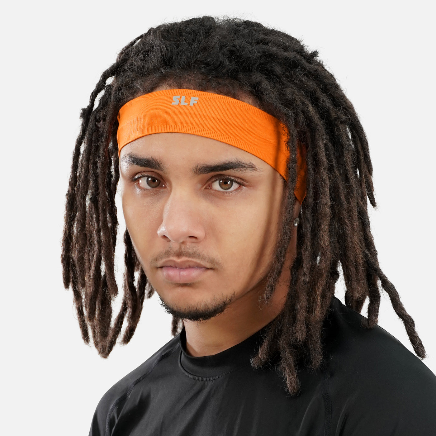 Tangerine Non-Slip Elastic Headband