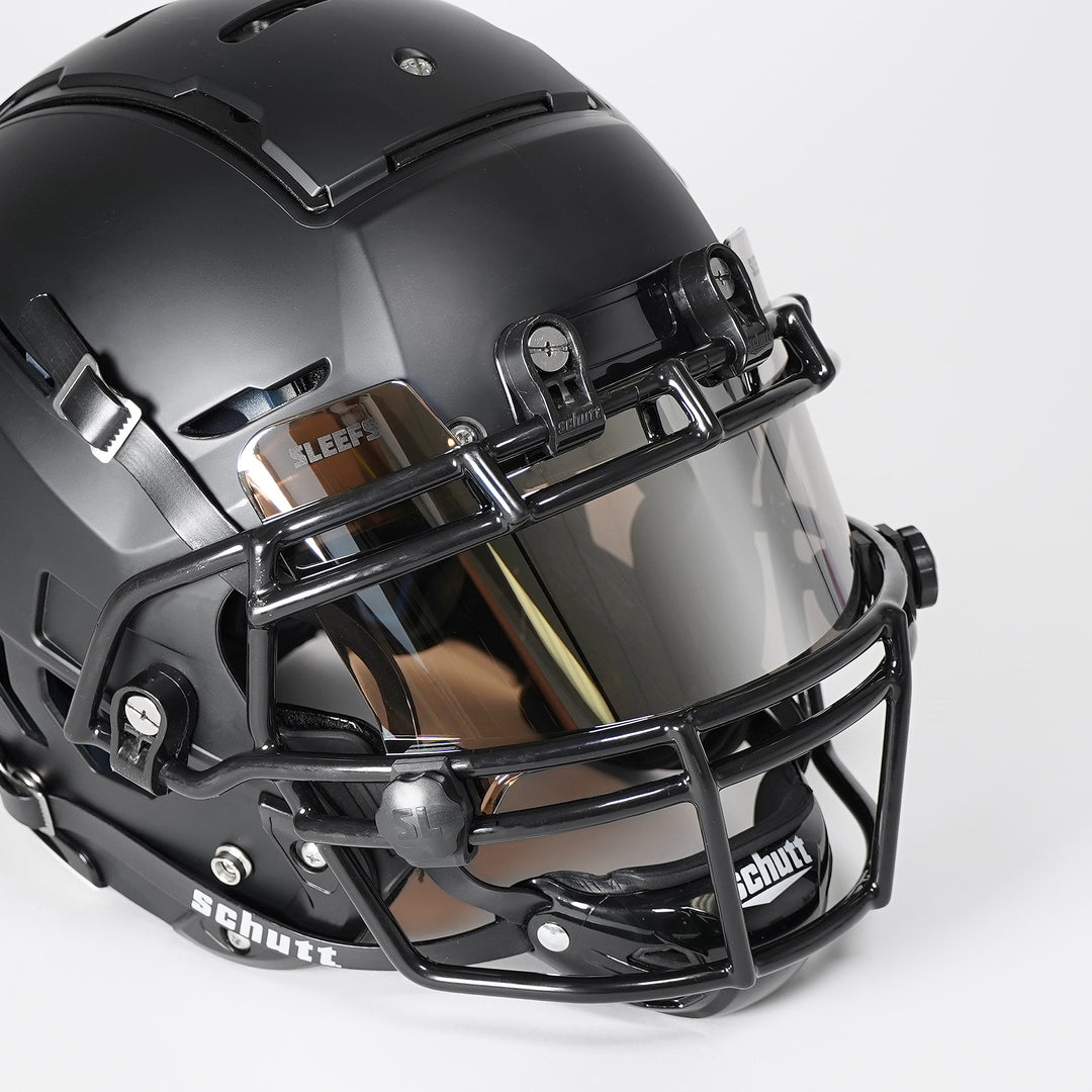 Tawny Pale Machine Silver Helmet Eye-Shield Visor