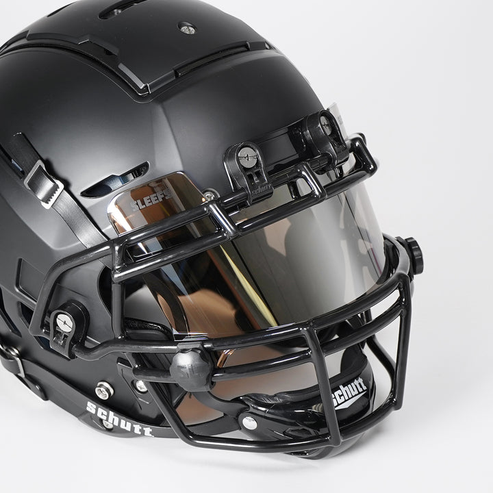 Tawny Pale Machine Silver Helmet Eye-Shield Visor