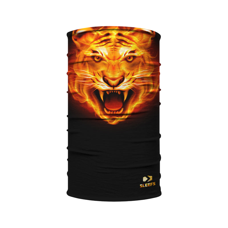 Tiger Fire Kids Neck Gaiter