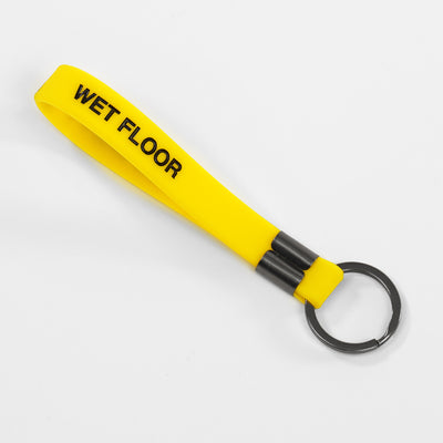 Too Drippy Wet Floor Silicone Keychain