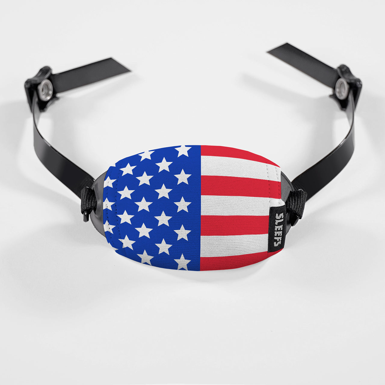 USA Flag Chin Strap Cover