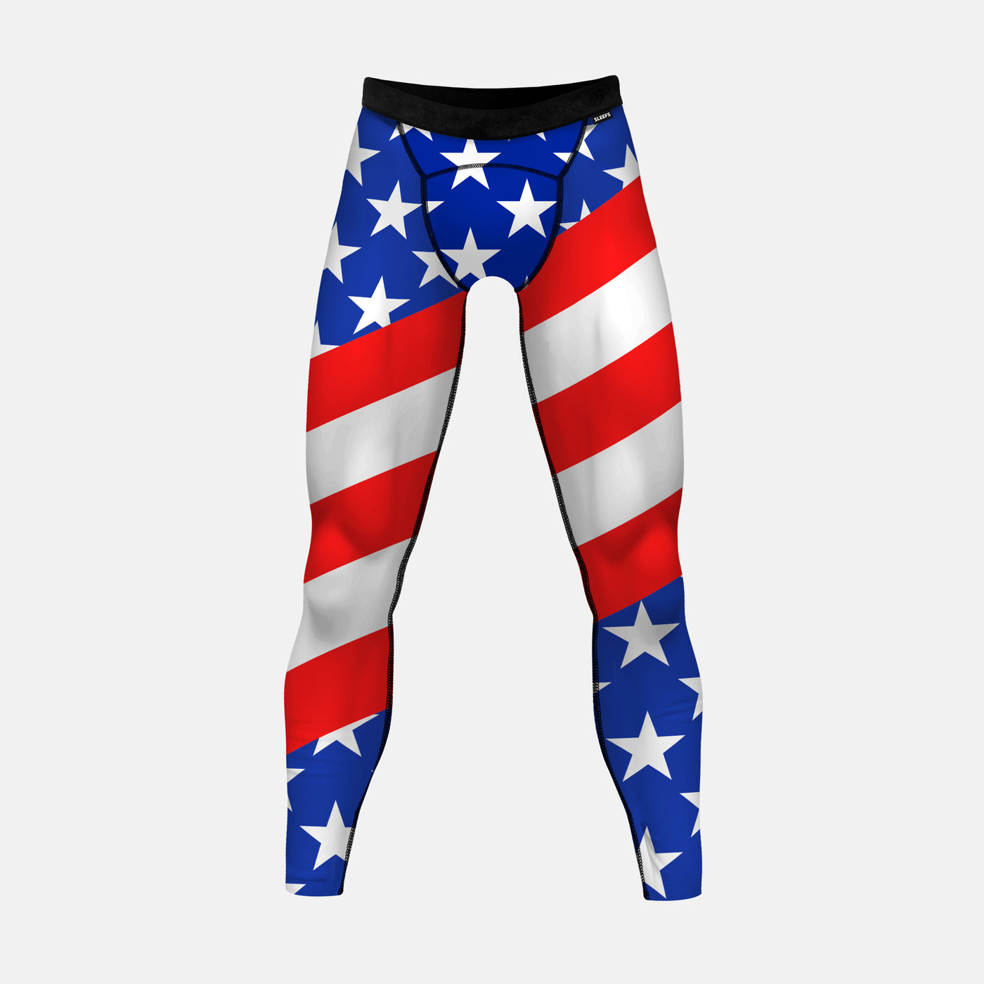 USA America Flag Tights for men