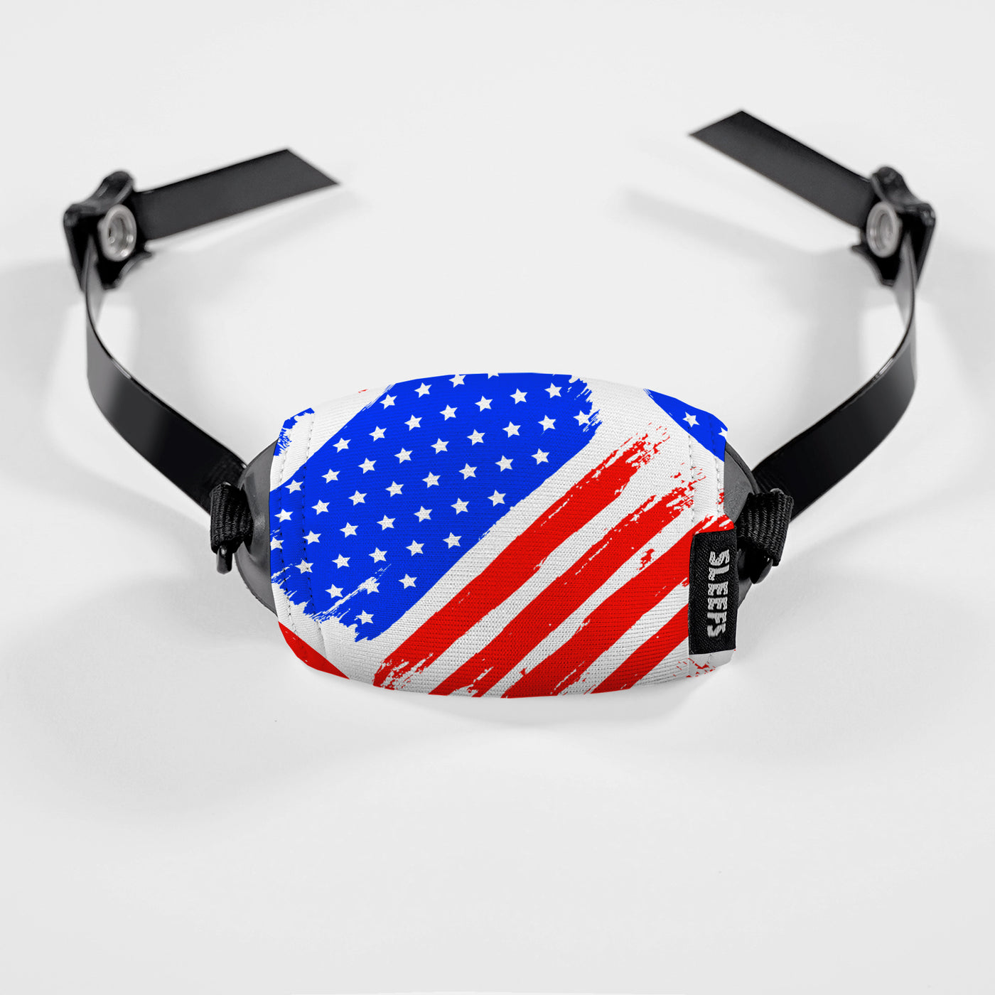 USA Brushed Flag Chin Strap Cover