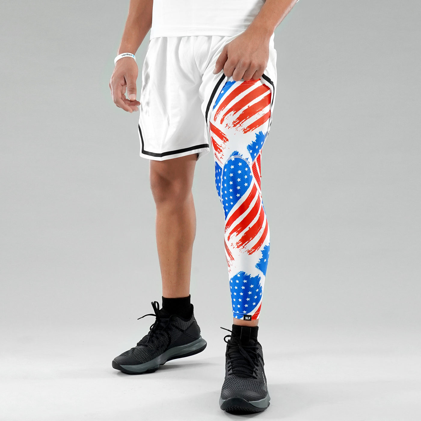 USA Brushed Flag Pro Leg Sleeve