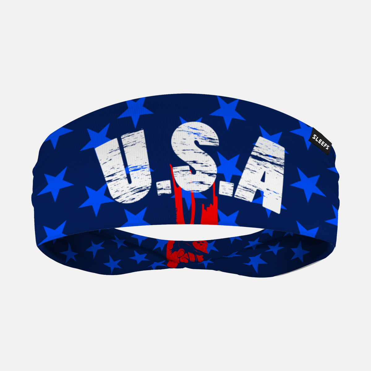 USA Red Fist Headband
