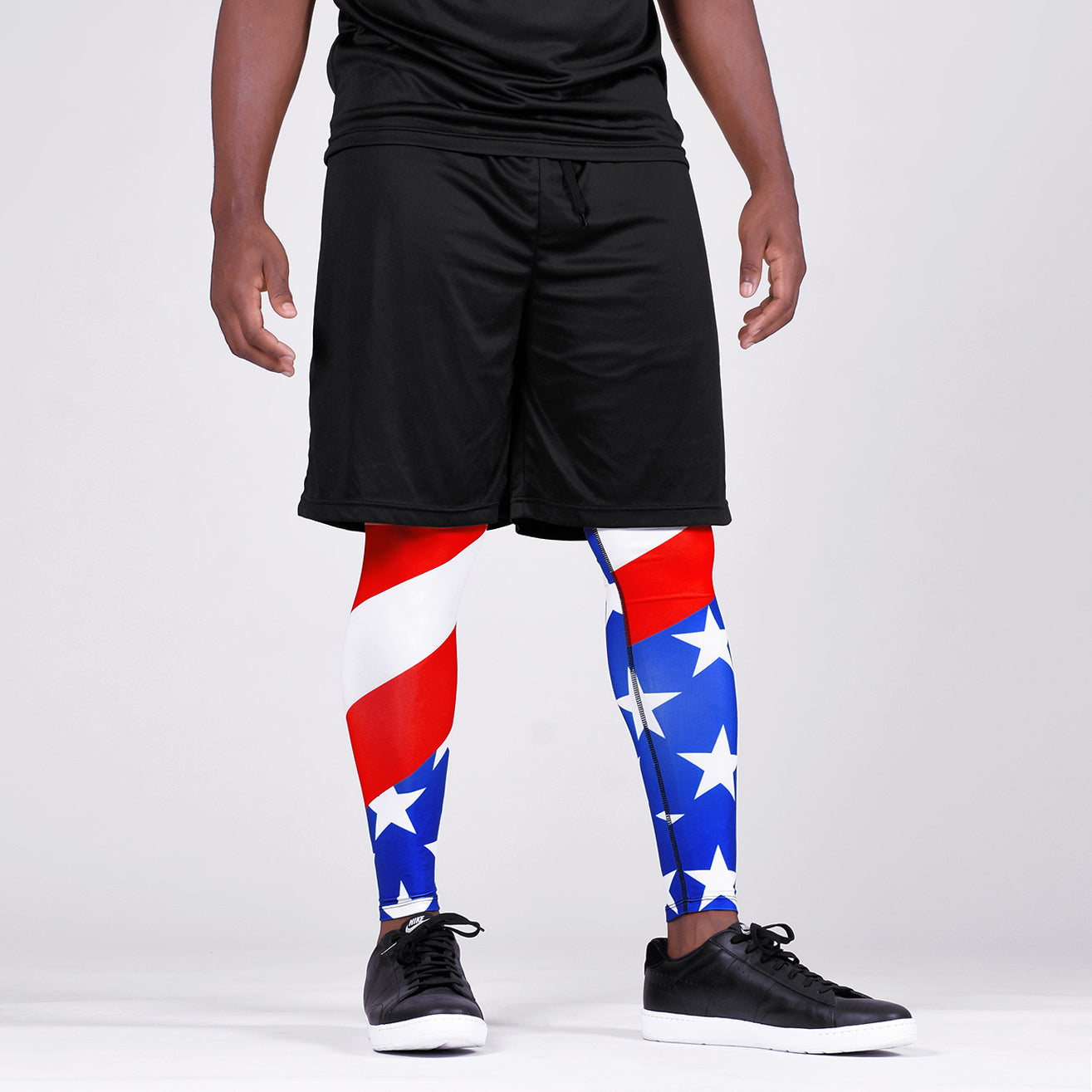USA America Flag Tights for men