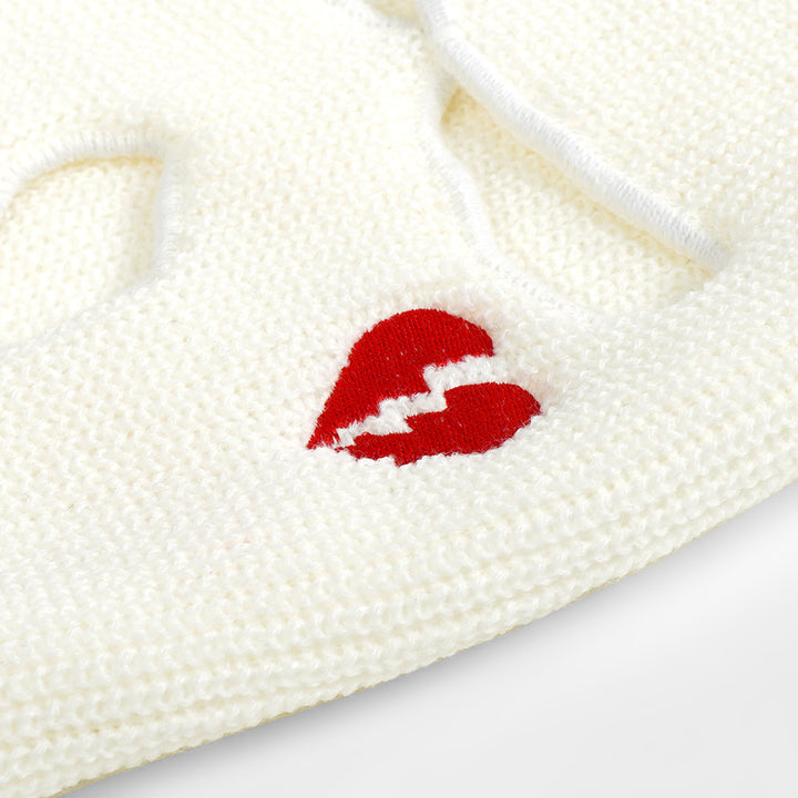 BRKN White Ski Mask