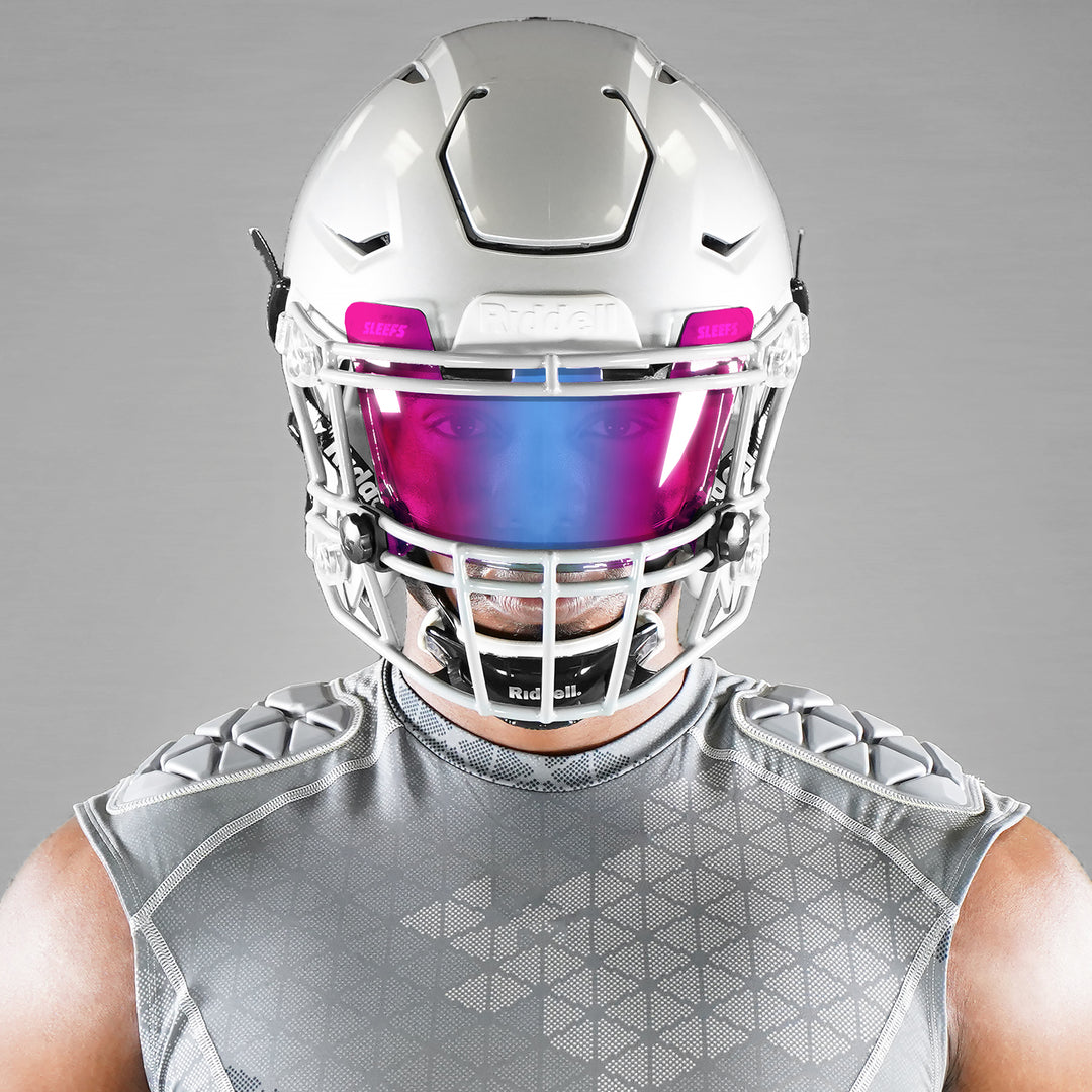 Untamed Pink Bifrost Rainbow Helmet Eye-Shield Visor