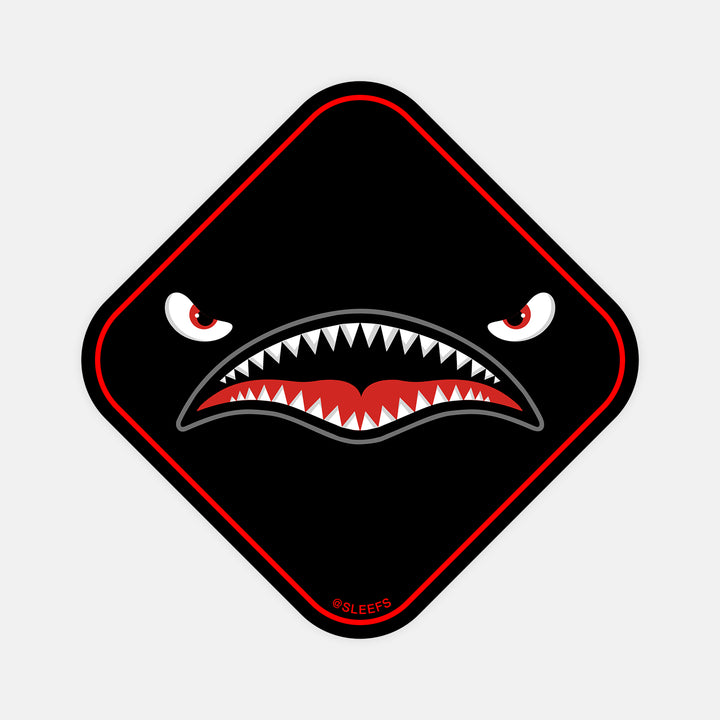 War Shark Blackout Sticker