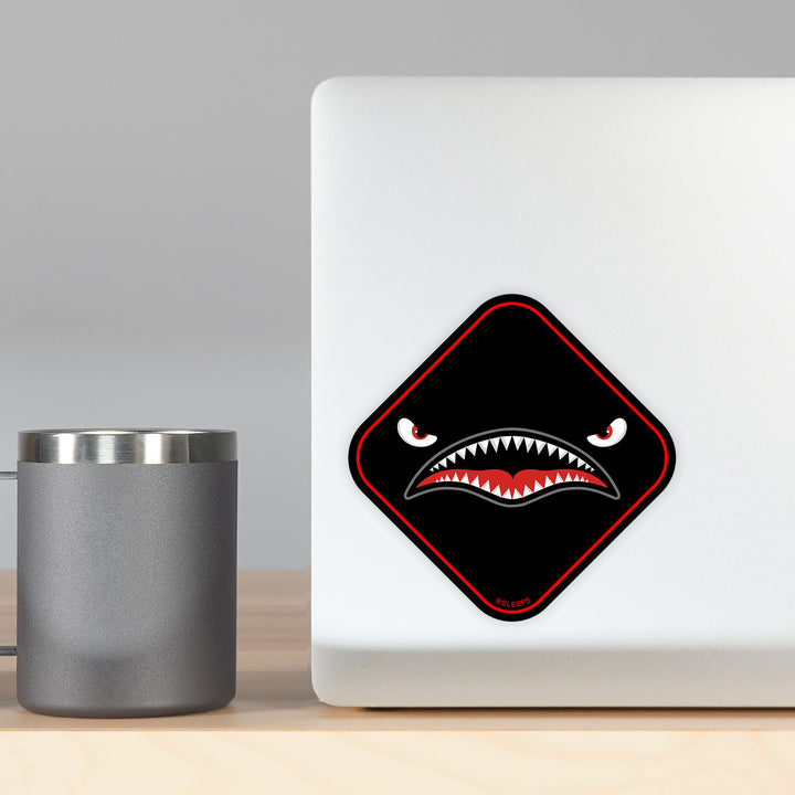 War Shark Blackout Sticker