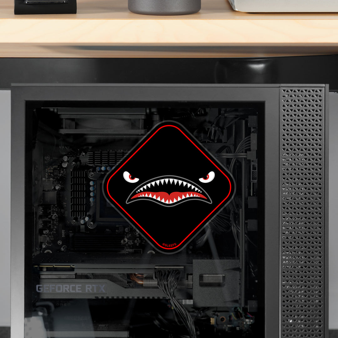 War Shark Blackout Sticker