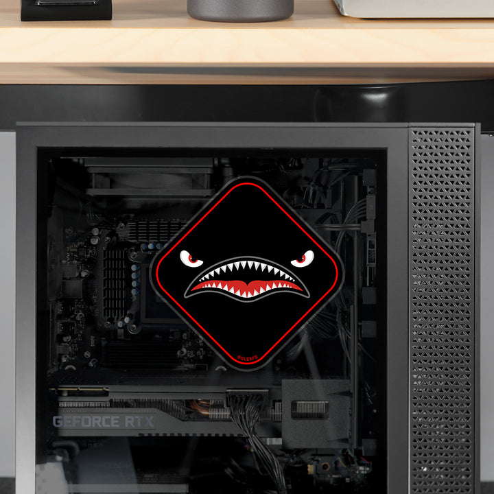 War Shark Blackout Sticker