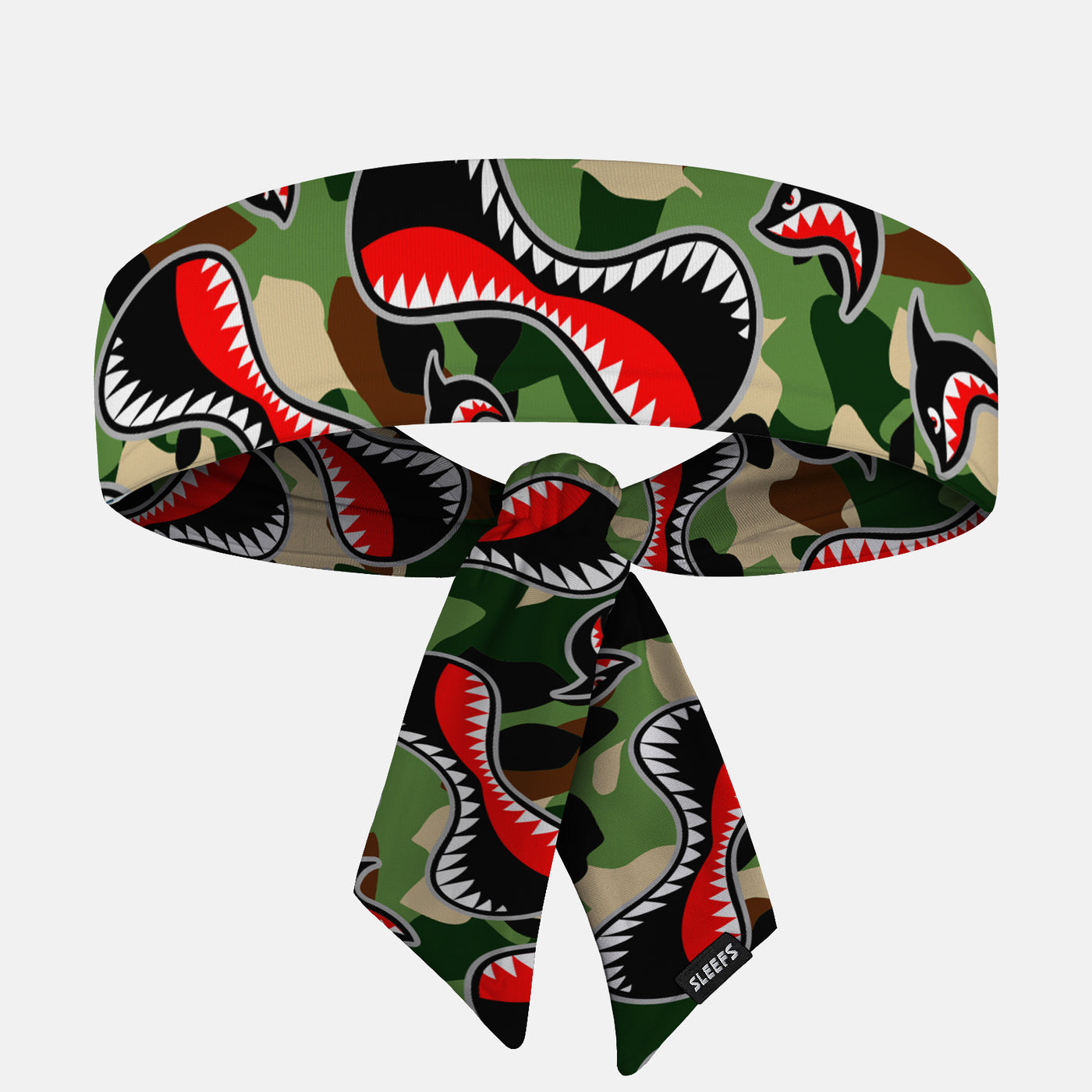 War Shark Jungle Camo Ninja Headband