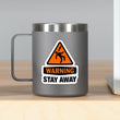 Warning Stay Away Sticker