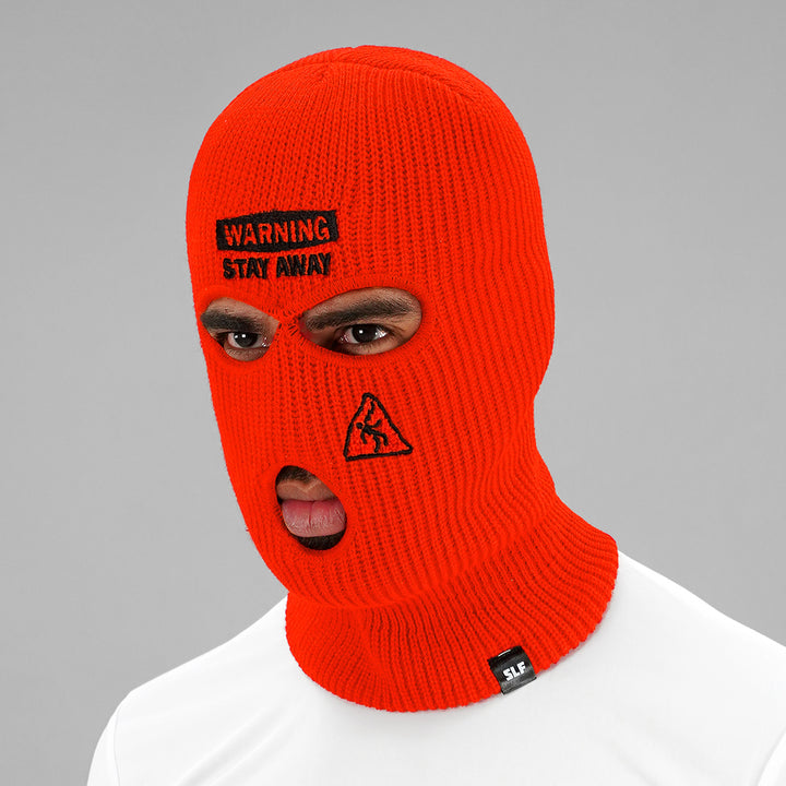 Warning Stay Away Ski Mask