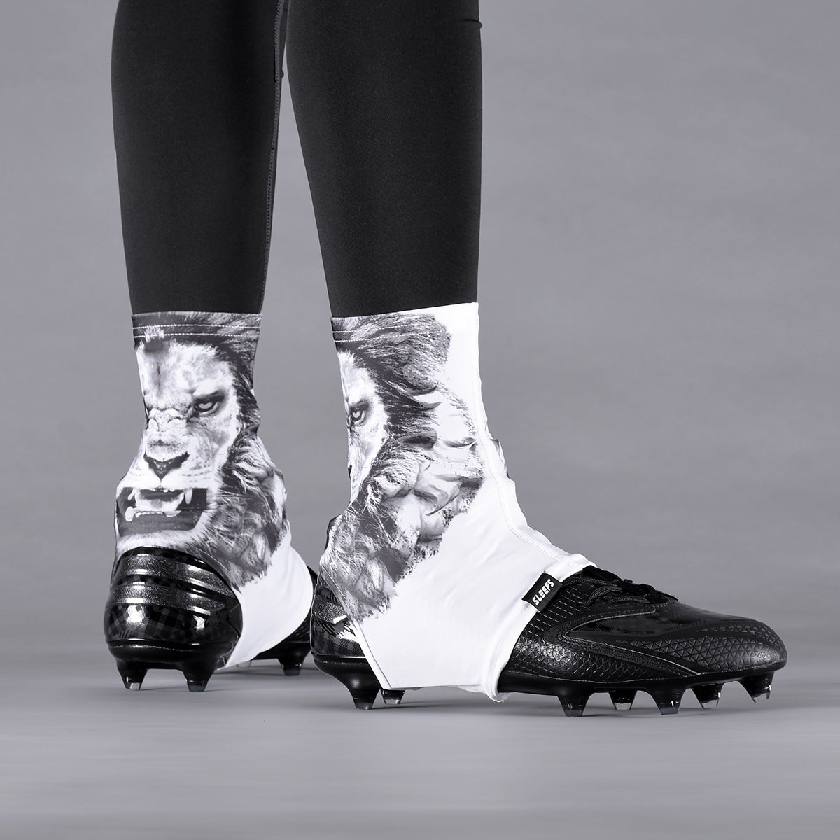 White Lion Roar Spats / Cleat Covers