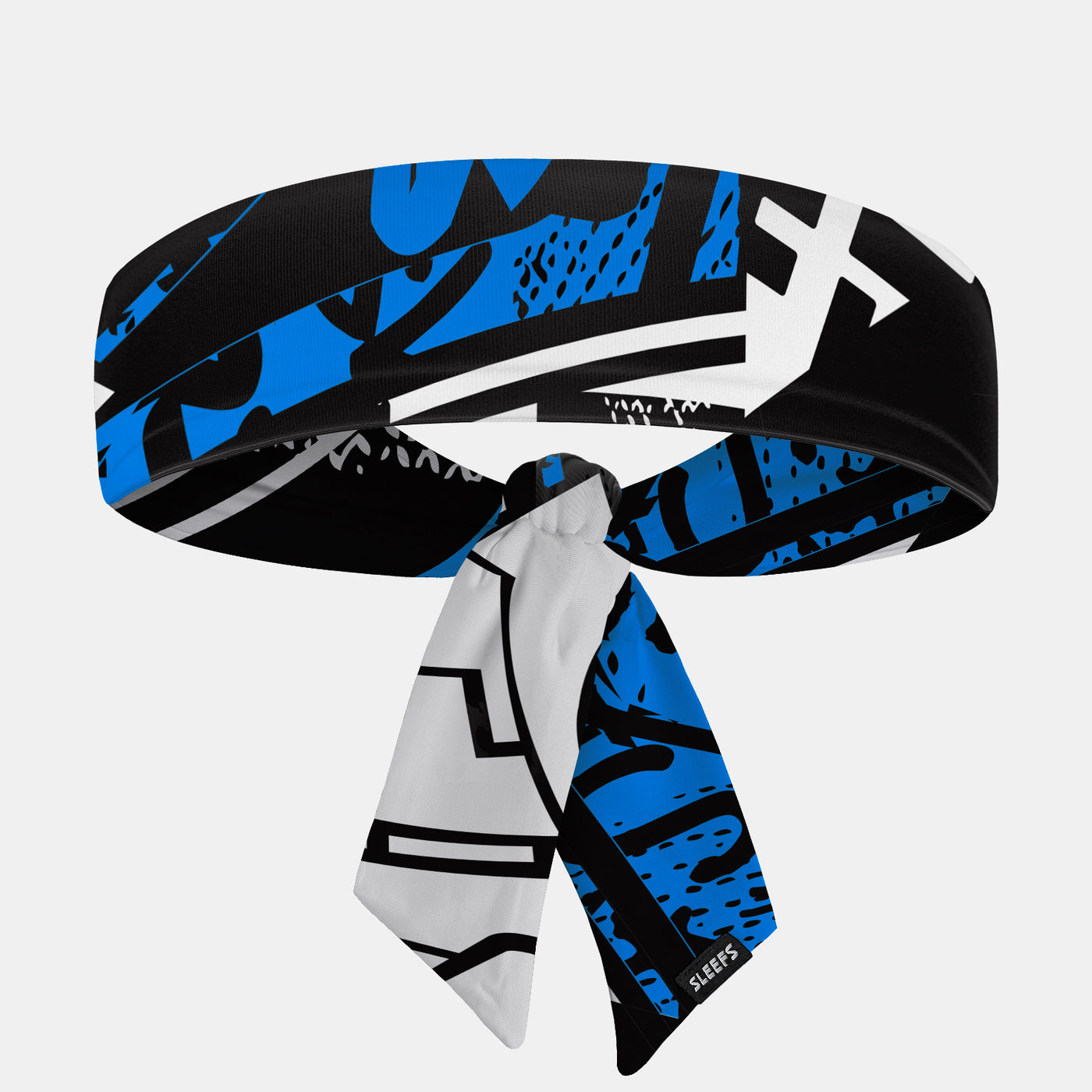 Wild Blue Pattern Ninja Headband