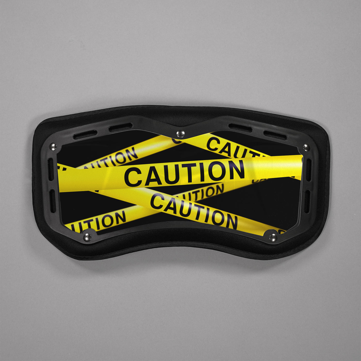 Caution Tape Sticker for Back Plate