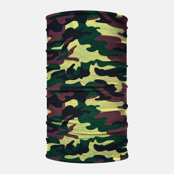 Yellow Green Brown Original Camo Neck Gaiter