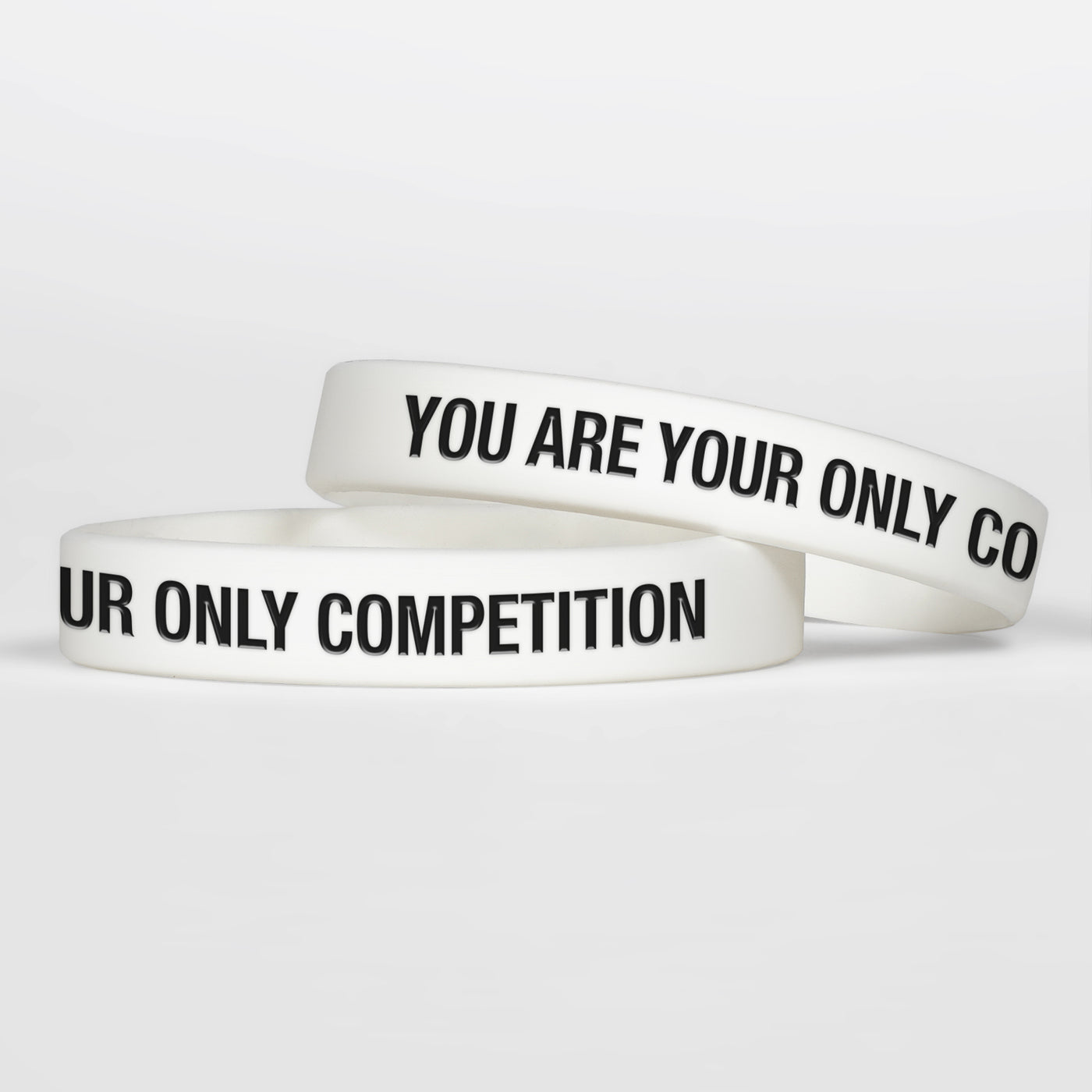 You Are Your Only Competition Motivational Wristband