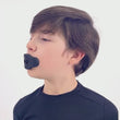 Basic Black Kids Soft Football Mouthguard