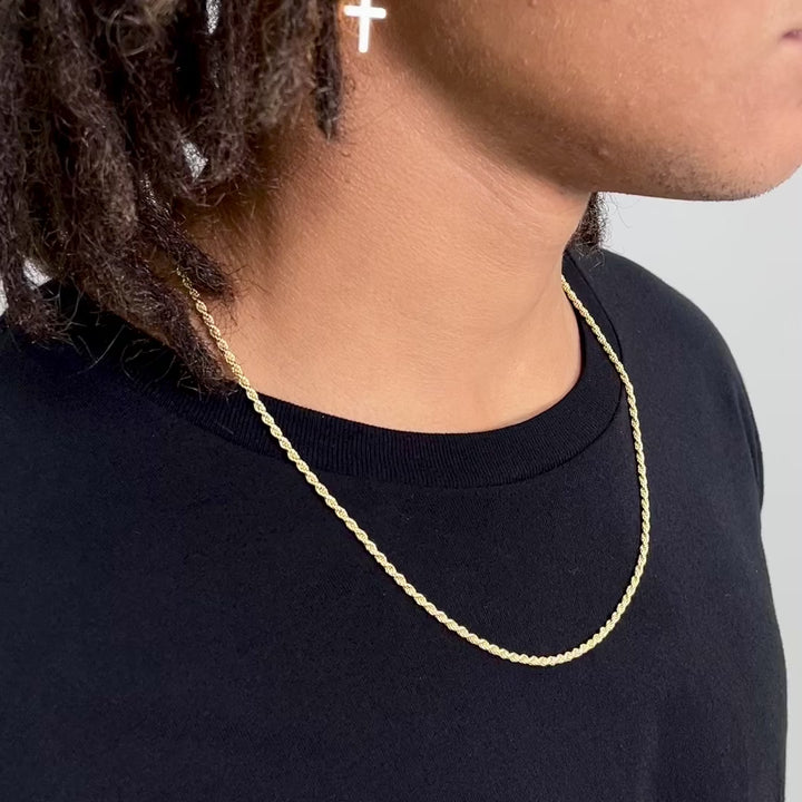 Rope Gold Chain - 2.5mm