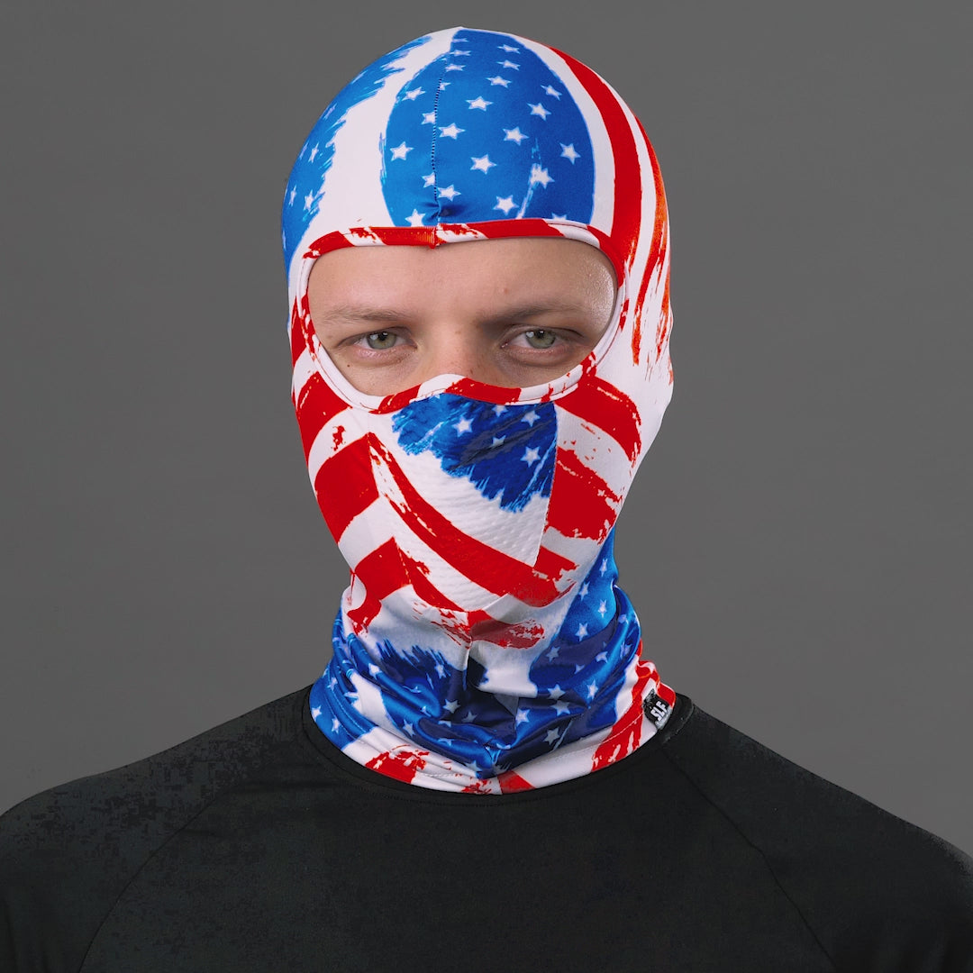 USA Brushed Flag Shiesty Mask