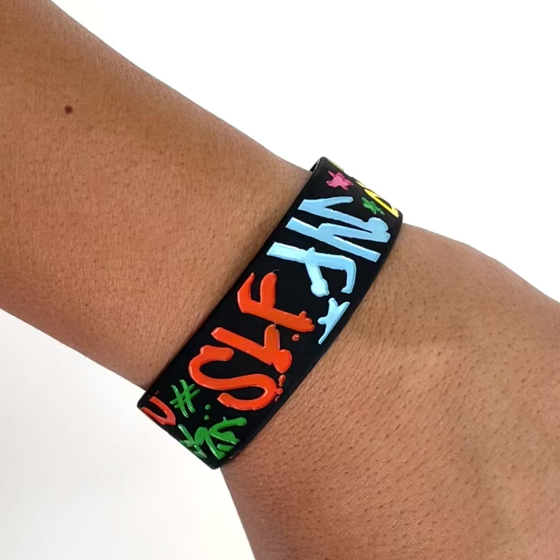 SLF Vivid Pattern 1 Inch Wristband